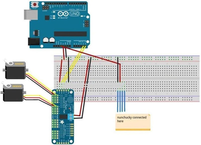 hiBCTR 10 Pieces of PCA9685 16-Channel 12-bit PWM Servo Motor Driver IIC Modules, Suitable for Arduino Robots. - Image 5